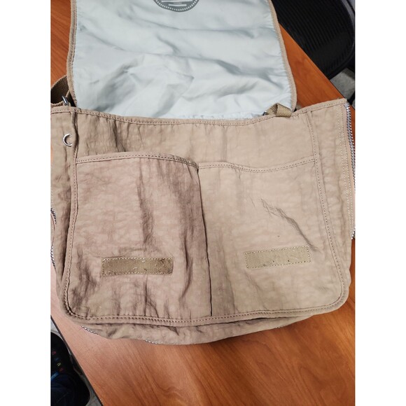 Kipling Large Tan Crossbody Messenger Bag - Picture 7 of 12